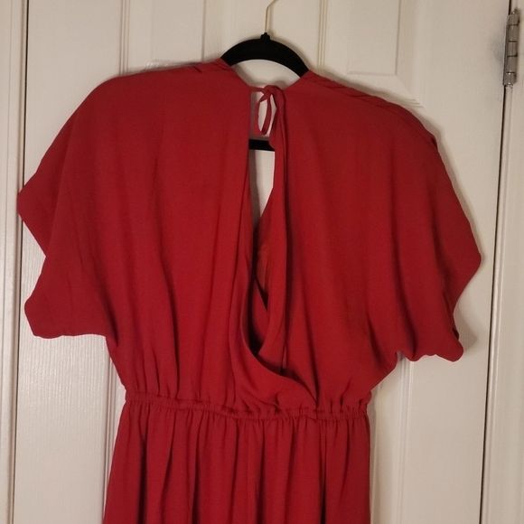 MODCLOTH Wide Leg Jumpsuit size XS Red NWT - Picture 13 of 16